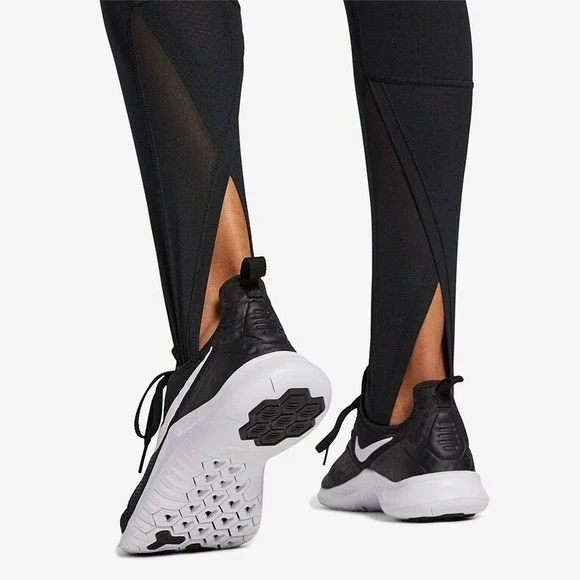Nike Pro Intertwist 2.0 Leggings XS Black DriFIT Compression Mesh Panel Athletic - Picture 11 of 11